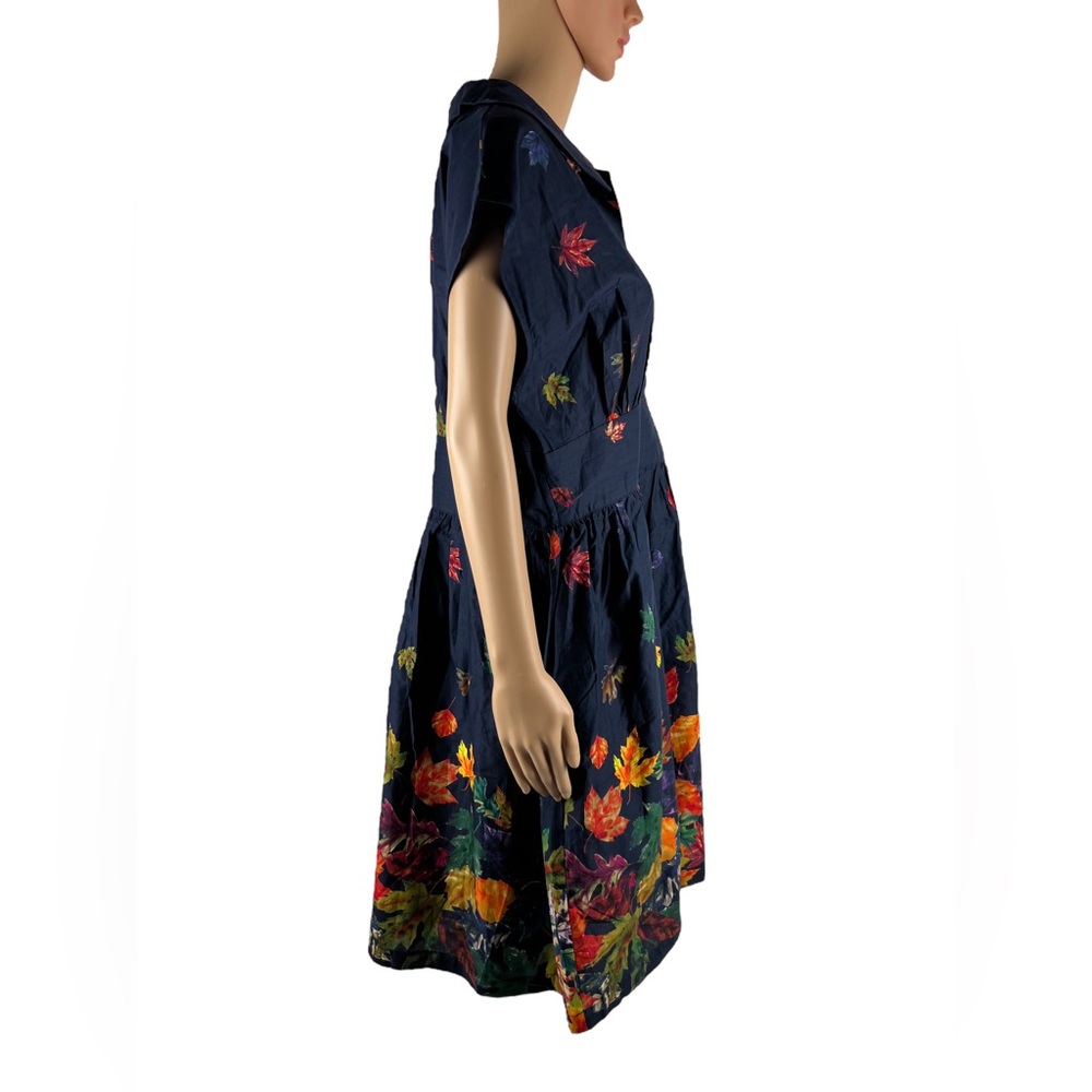 ModCloth Womens 16 Dress Can't Be Leaf I'm Fallin' For You Fit and Flare NWT - Picture 6 of 13